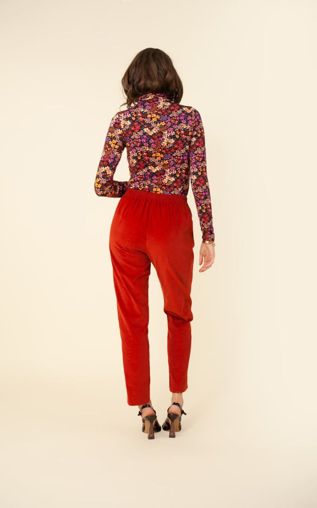 Hale Bob- Lilou Mock Neck Floral Top - Shirts & Tops