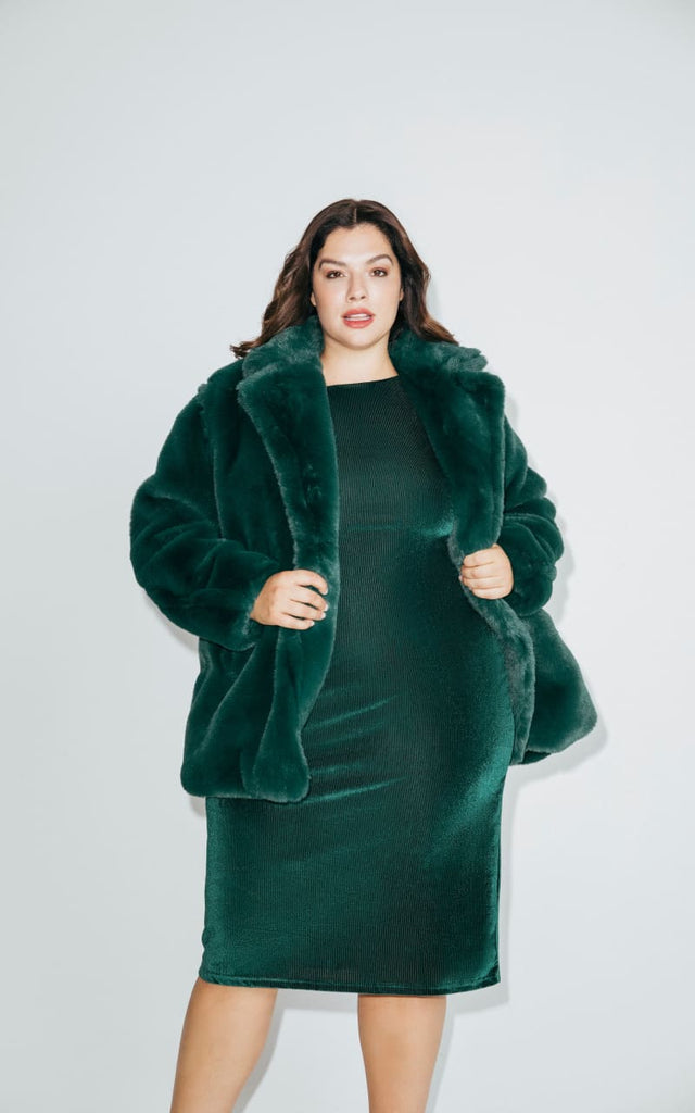 Hilary Macmillan - Faux Fur Teddy Coat - jacket