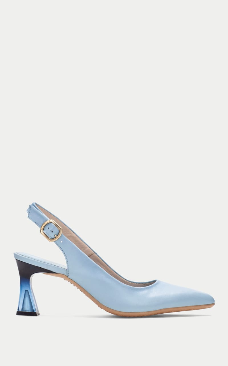 Hispanitas- Dalia Slingback Heel in Soho Celeste - footwear