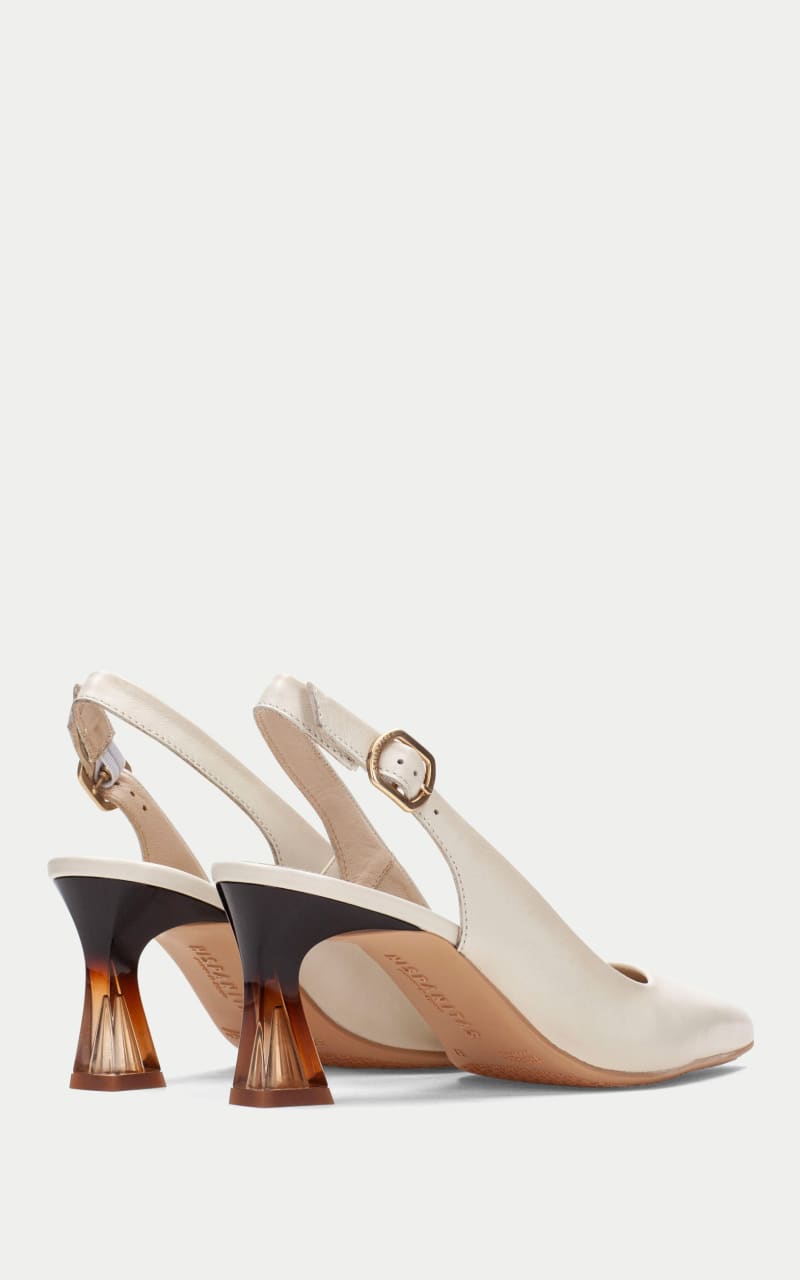 Hispanitas- Dalia Slingback Heel in Soho Latte - footwear