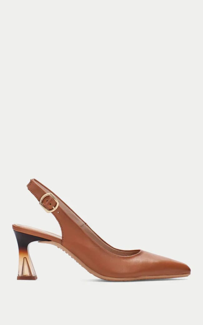Hispanitas- Dalia Slingback Heel in Tan - footwear