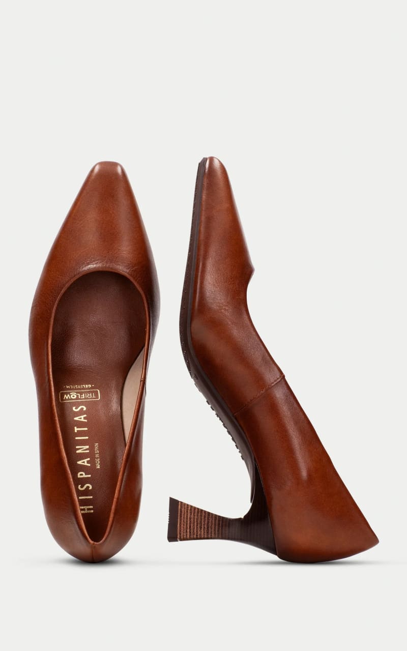 Hispanitas- Dalia Pump in Soho Cuero - footwear