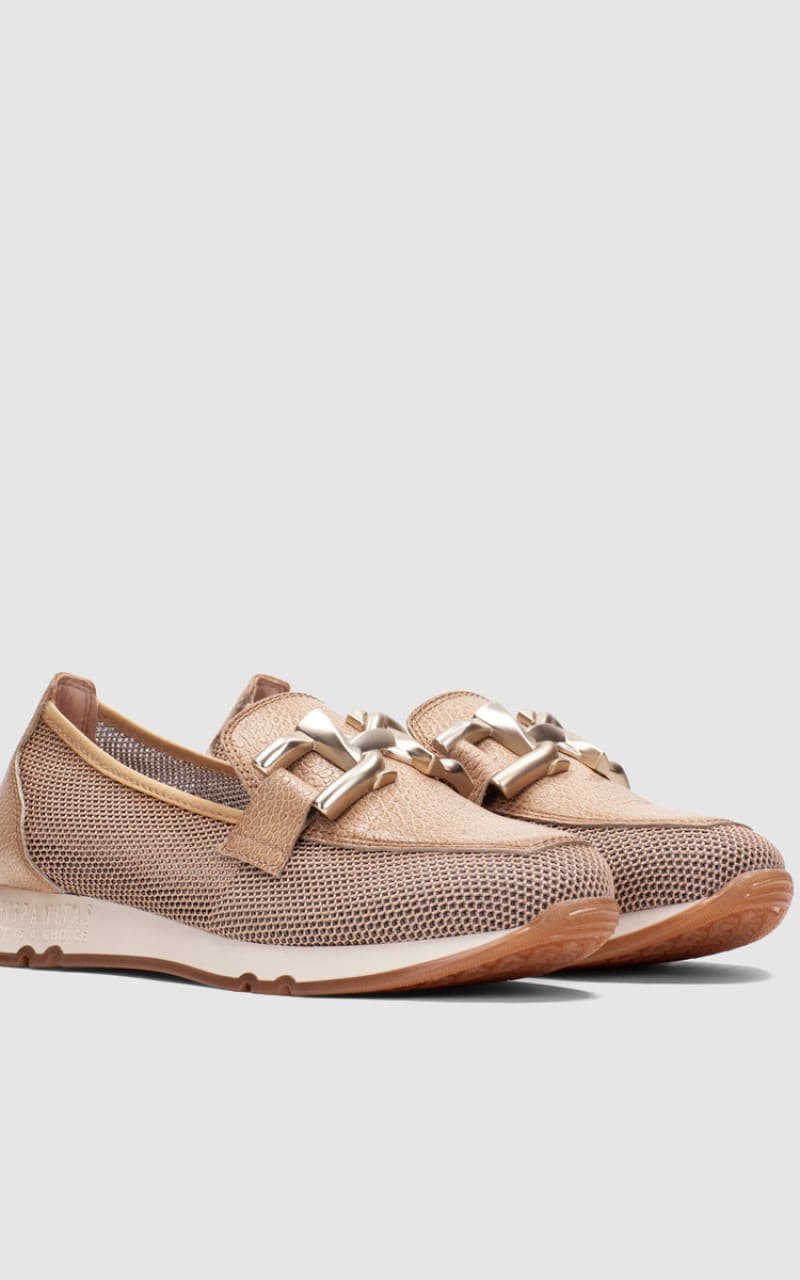 Hispanitas - Kaira Buckle Loafer in Desert - shoes