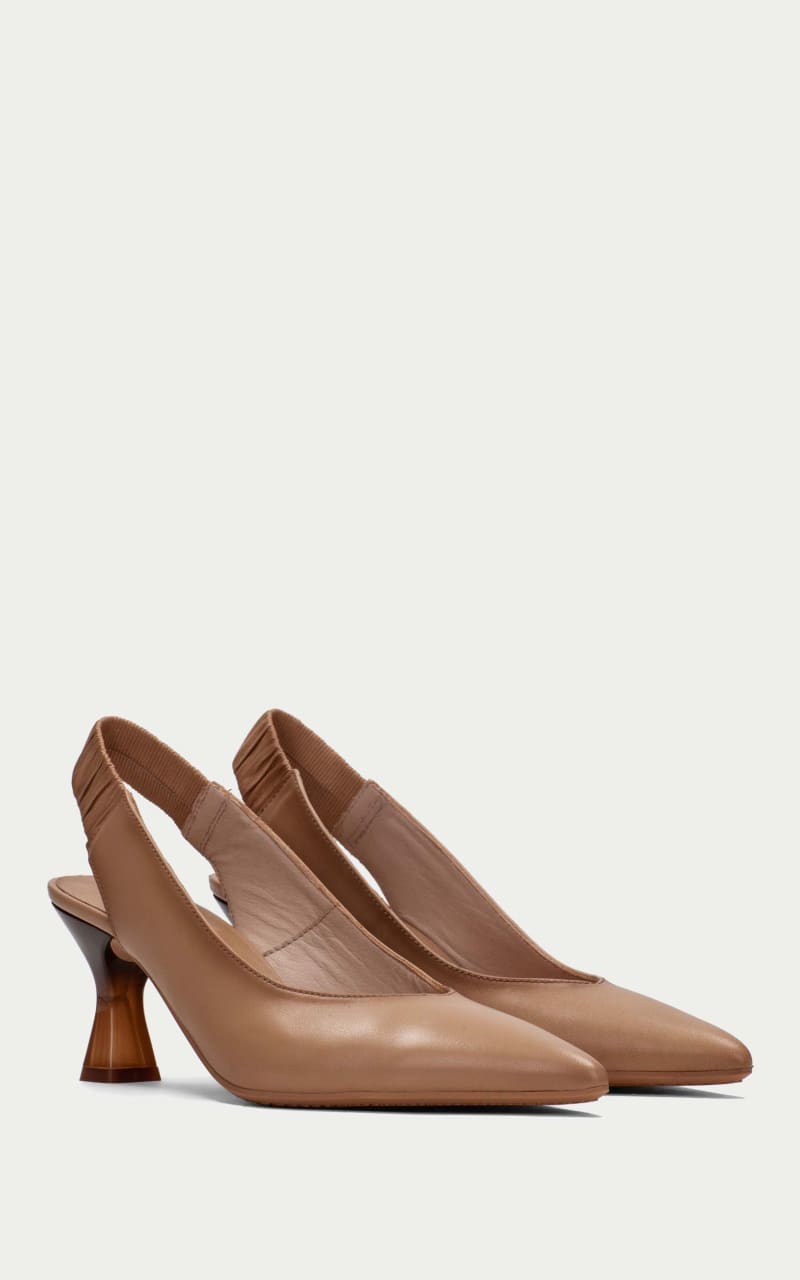 Hispanitas - Manuela Raffia Slingback Pointed Pumps in Soho