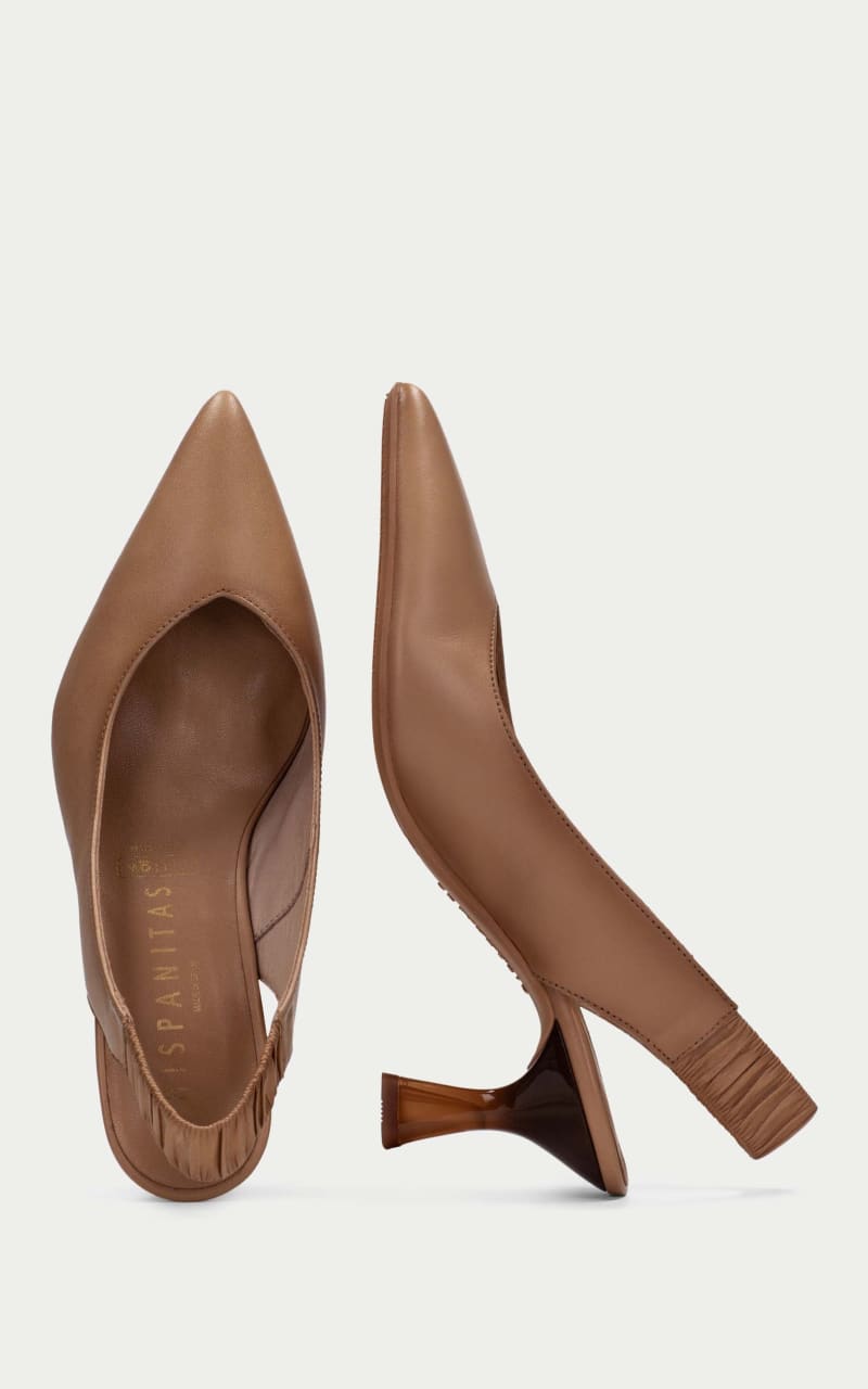 Hispanitas - Manuela Raffia Slingback Pointed Pumps in Soho