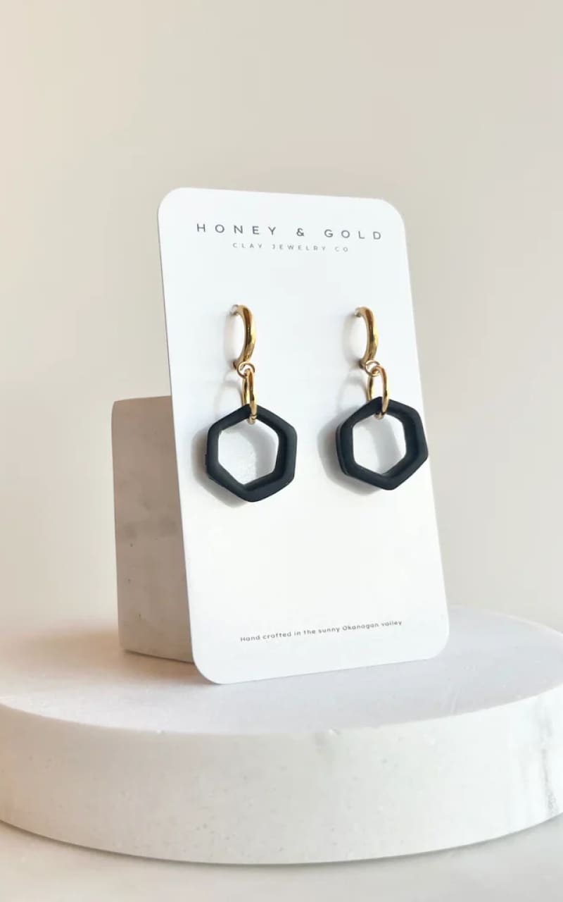 Honey & Gold Jewelry Co- Hexx Earrings - jewelry