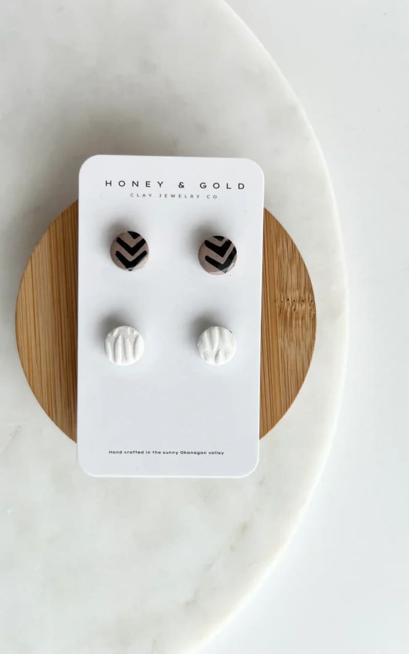 Honey $ Golde Jewelry Co- Nomad Stud Earrings - jewelry