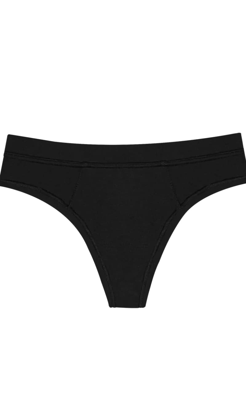 Huha- Mineral Thong - Black / S - Intimates