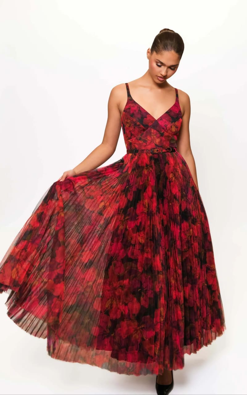 Hutch- Joanna Pleated Tulle Gown - DRESS