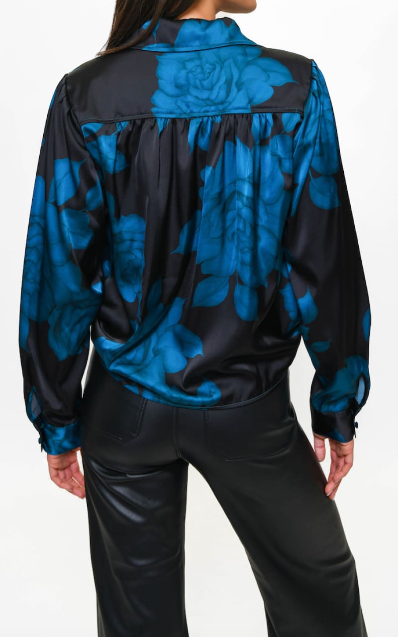 Hutch - Kodie Satin Button Blouse