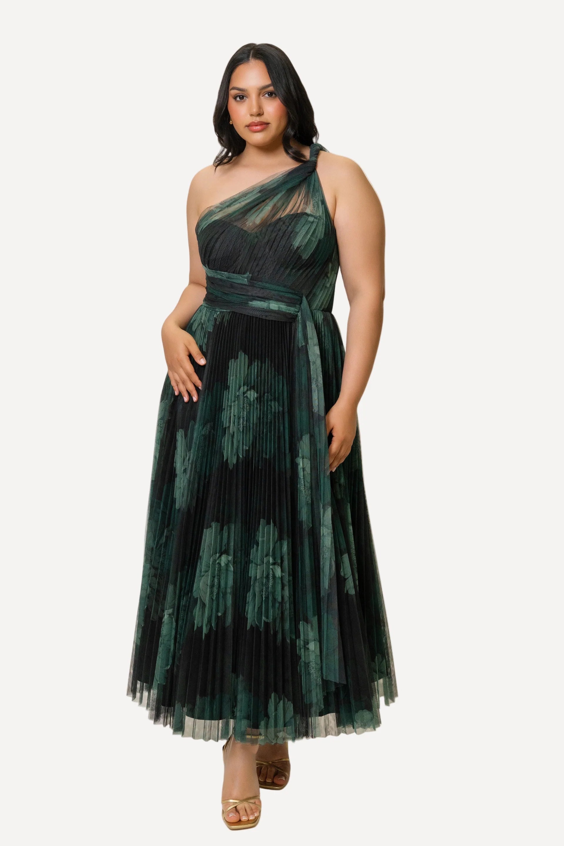 Hutch - Philippa Gown in Forest Sketched Floral
