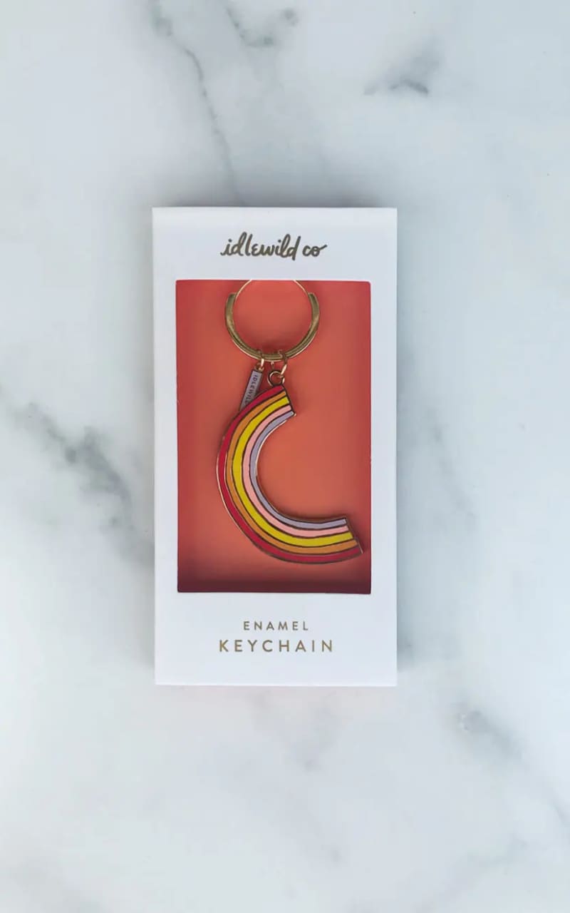 Idlewild Co.- Rainbow Enamel Keychain - Gift & Home