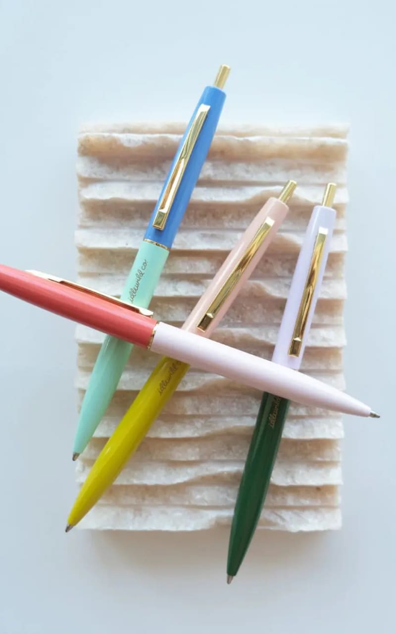 Idlewild Co.- Rainbow Retro Pen Set - Gift & Home