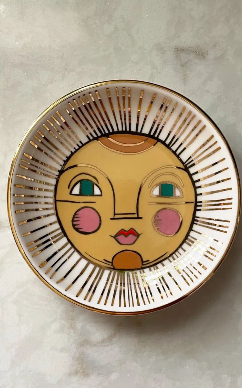 Idlewild Co.- Sun Porcelain Trinket Dish - Gift & Home