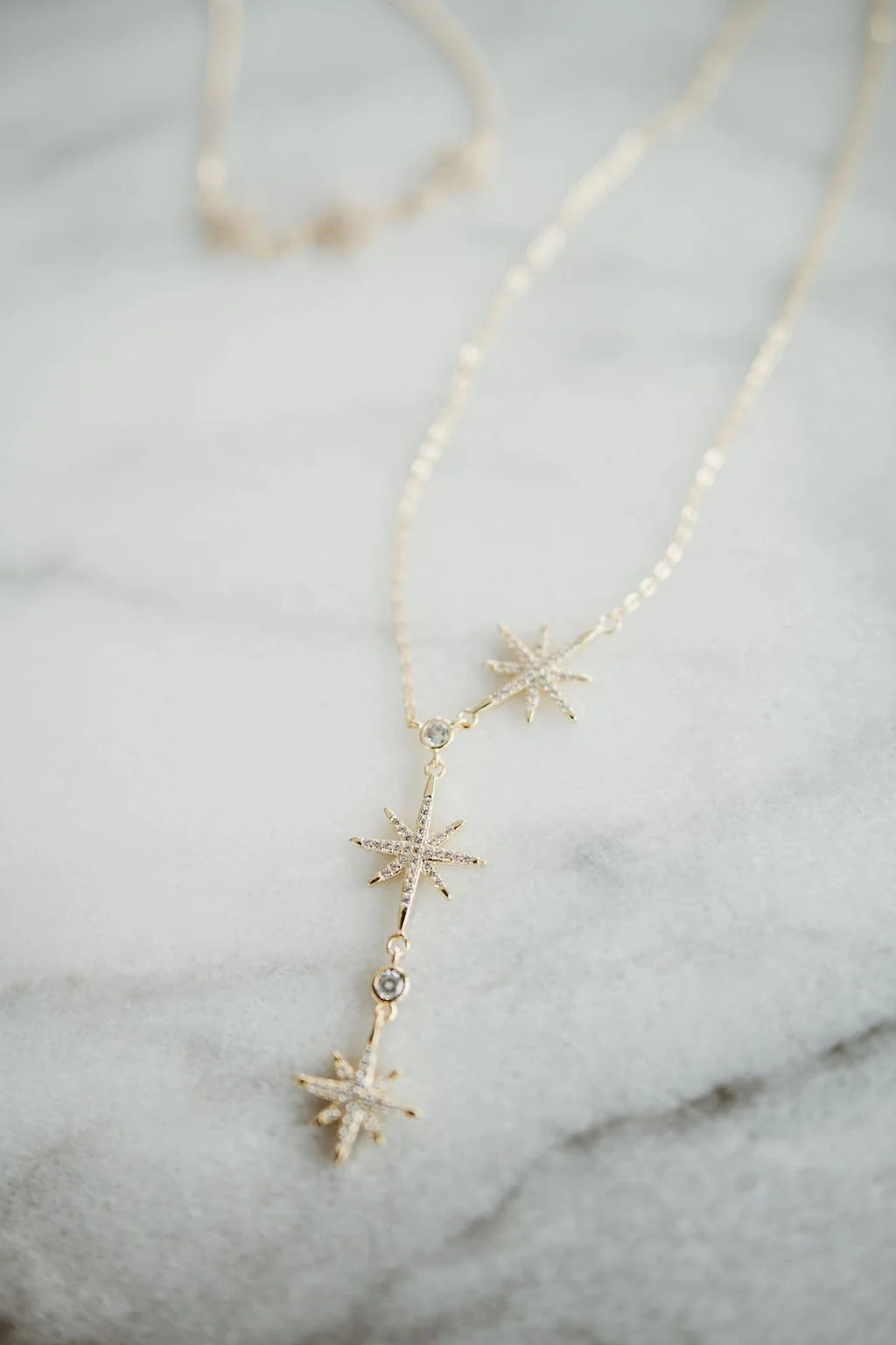 Luna + Stone - Lyra Necklace in Gold