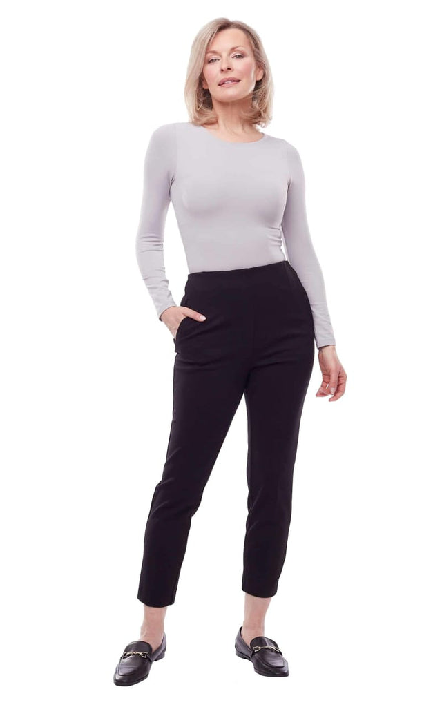 ILTM - Gigi Solid Ponte Cropped Trouser - pant