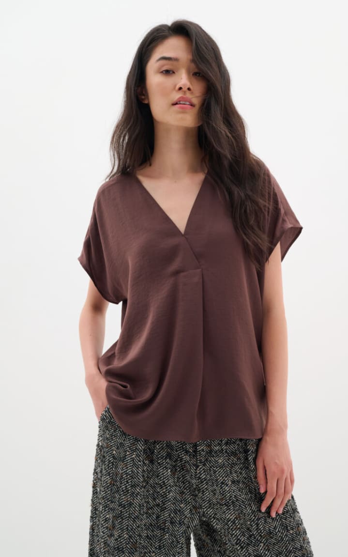 InWear- Rinda Blouse in Coffee Brown