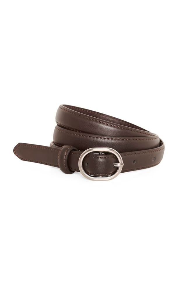 InWear- Ryder Slim Belt - Brown / S/M - belt