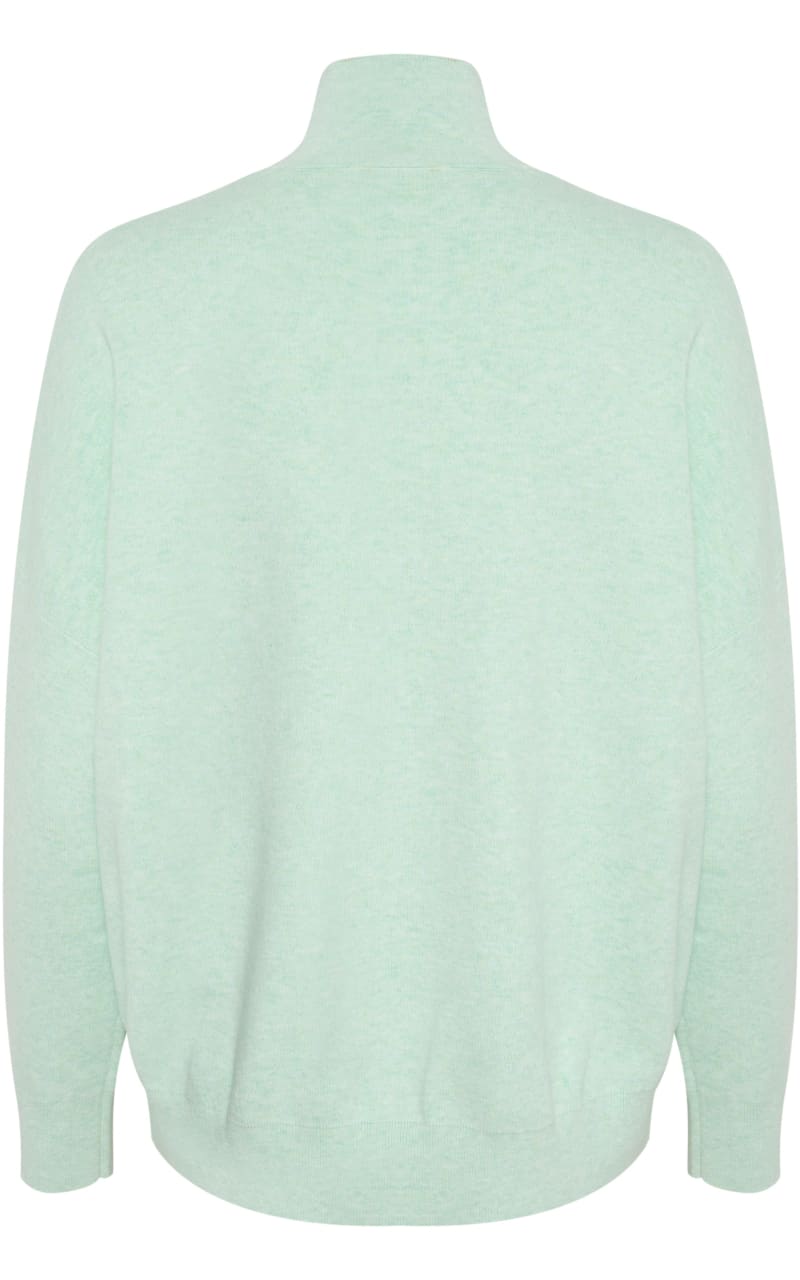 InWear- Tenley Turtleneck in Dusty Mint Melange - sweater