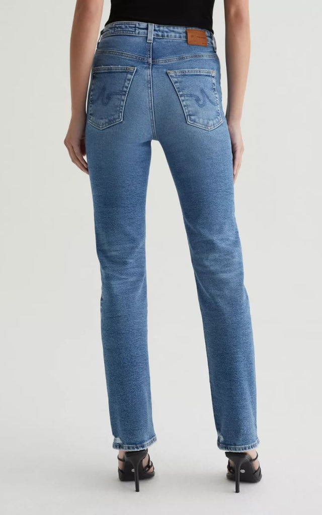 AG Jeans - Alexxis High Rise Straight In 18 Years Atlantic -