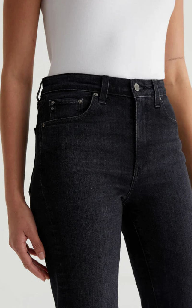 AG Jeans- High Rise Straight in Cosmopolitan - denim