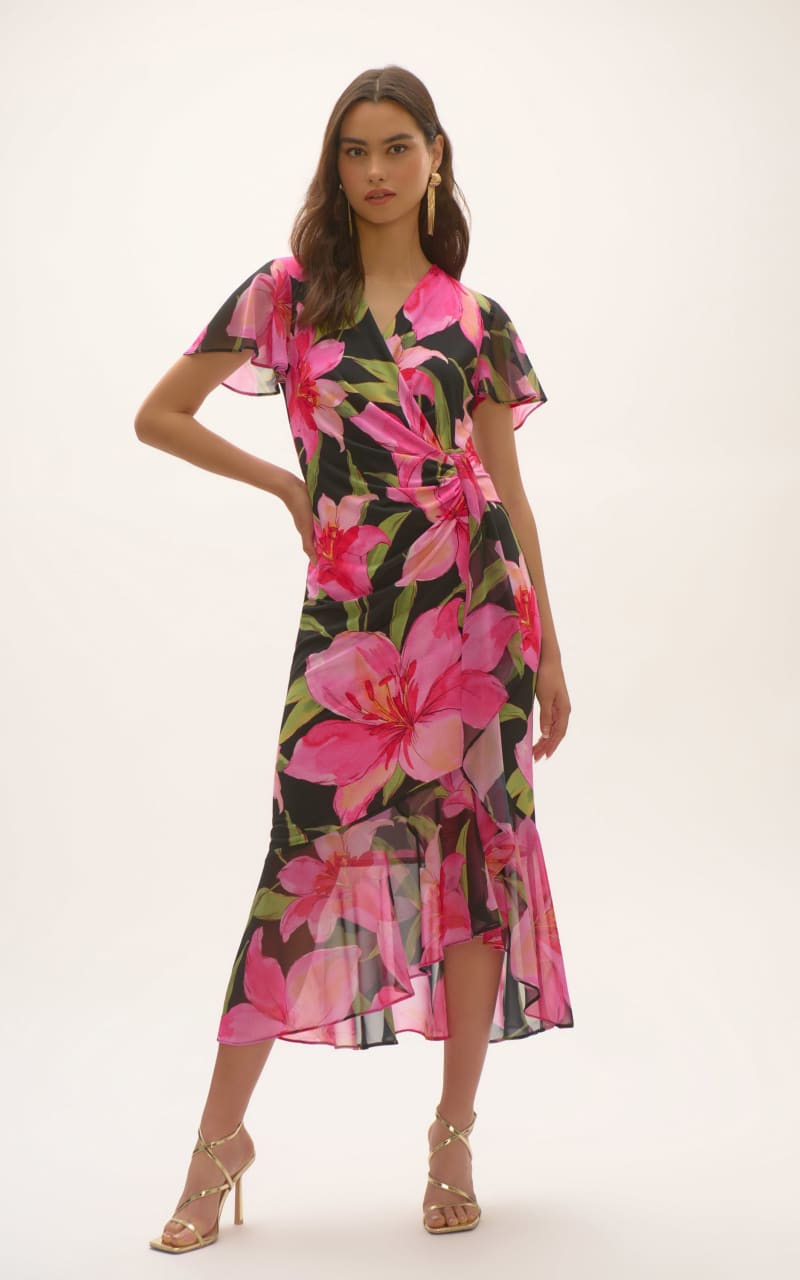 RIM.ARK（リムアーク）の「Floating florets DRESS（ドレス