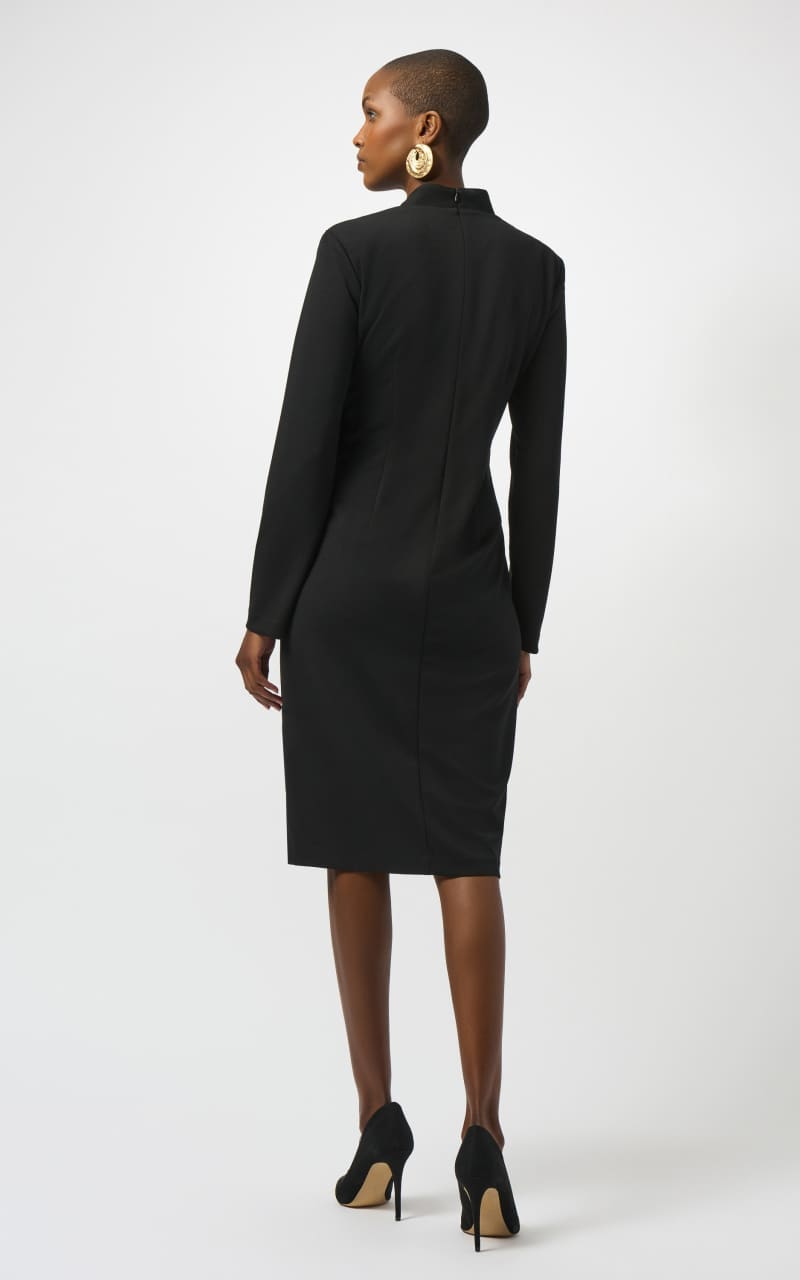 Joseph Ribkoff Scuba Crepe Sheath Dress in Black DRESS