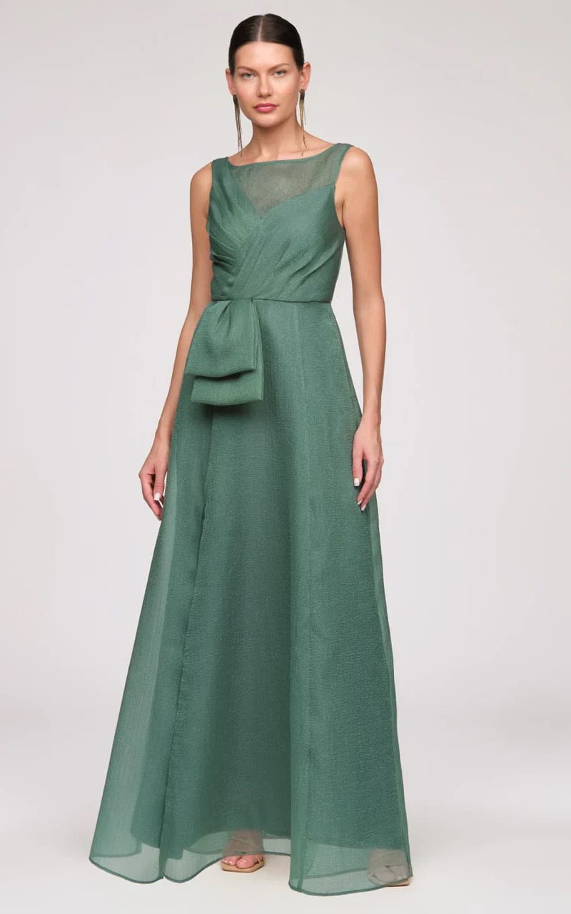 JS Collections- Carey Organza Gown in Mallard - DRESS
