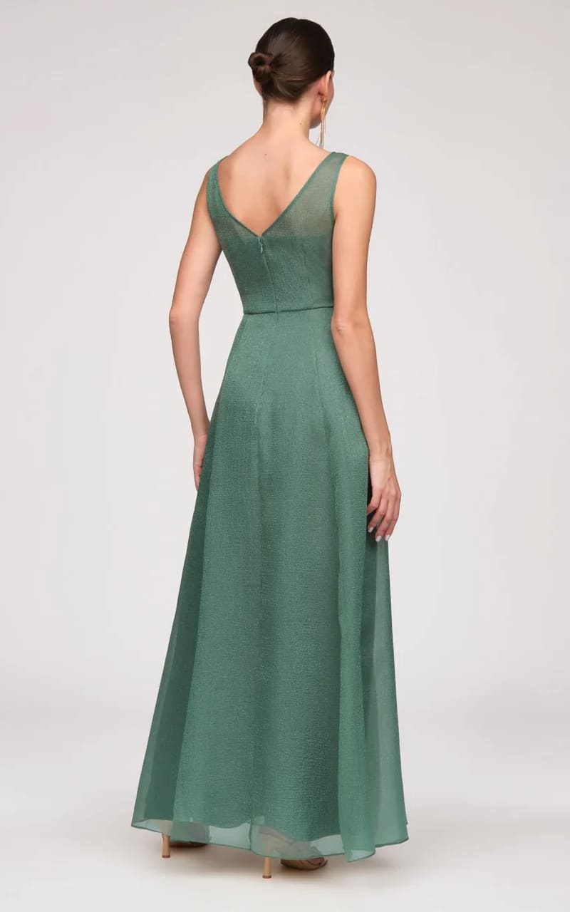 JS Collections- Carey Organza Gown in Mallard - DRESS