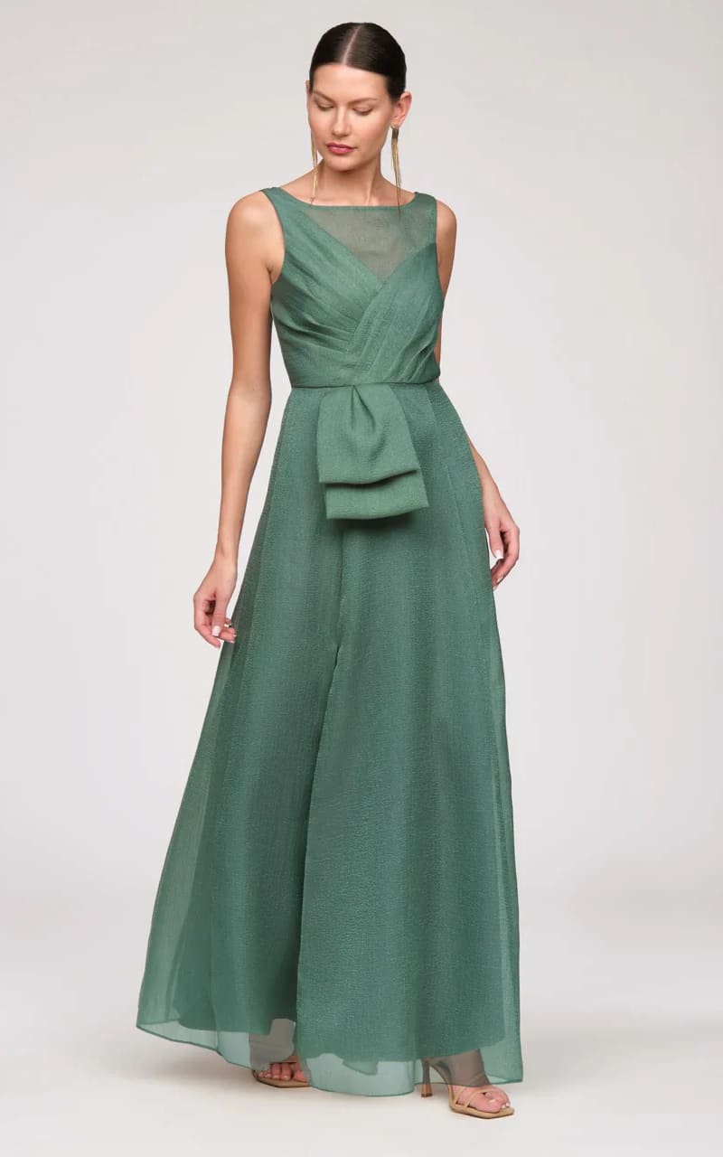 JS Collections- Carey Organza Gown in Mallard - DRESS