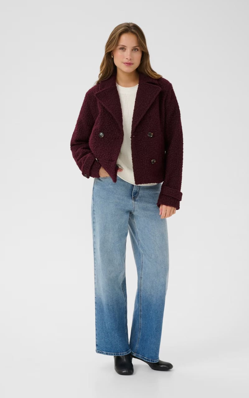 Kaffe- Anne Jacket in Fudge - Outerwear