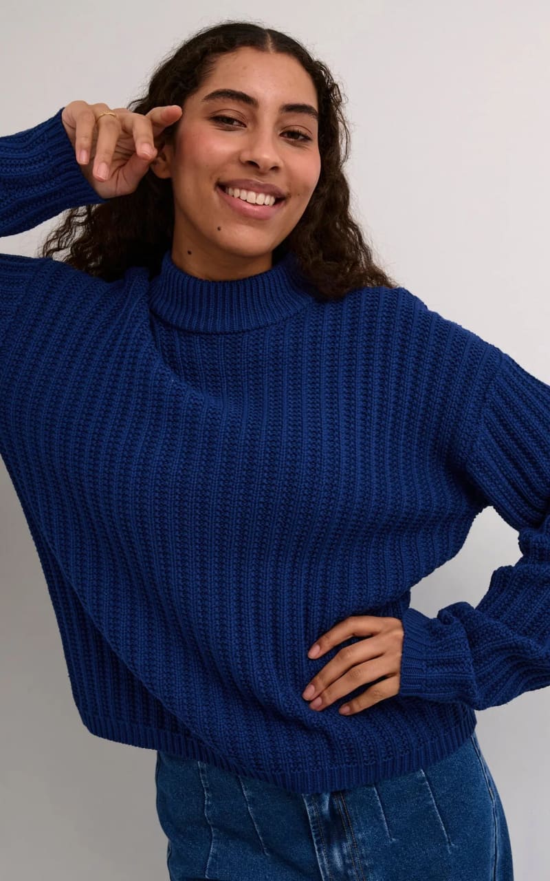 Kaffe - Bess Mock Neck Sweater - SWEATER