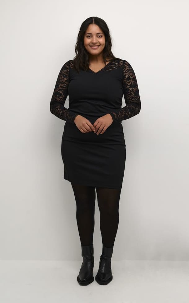 Kaffe Curve - Cindi Lace Dress - dress