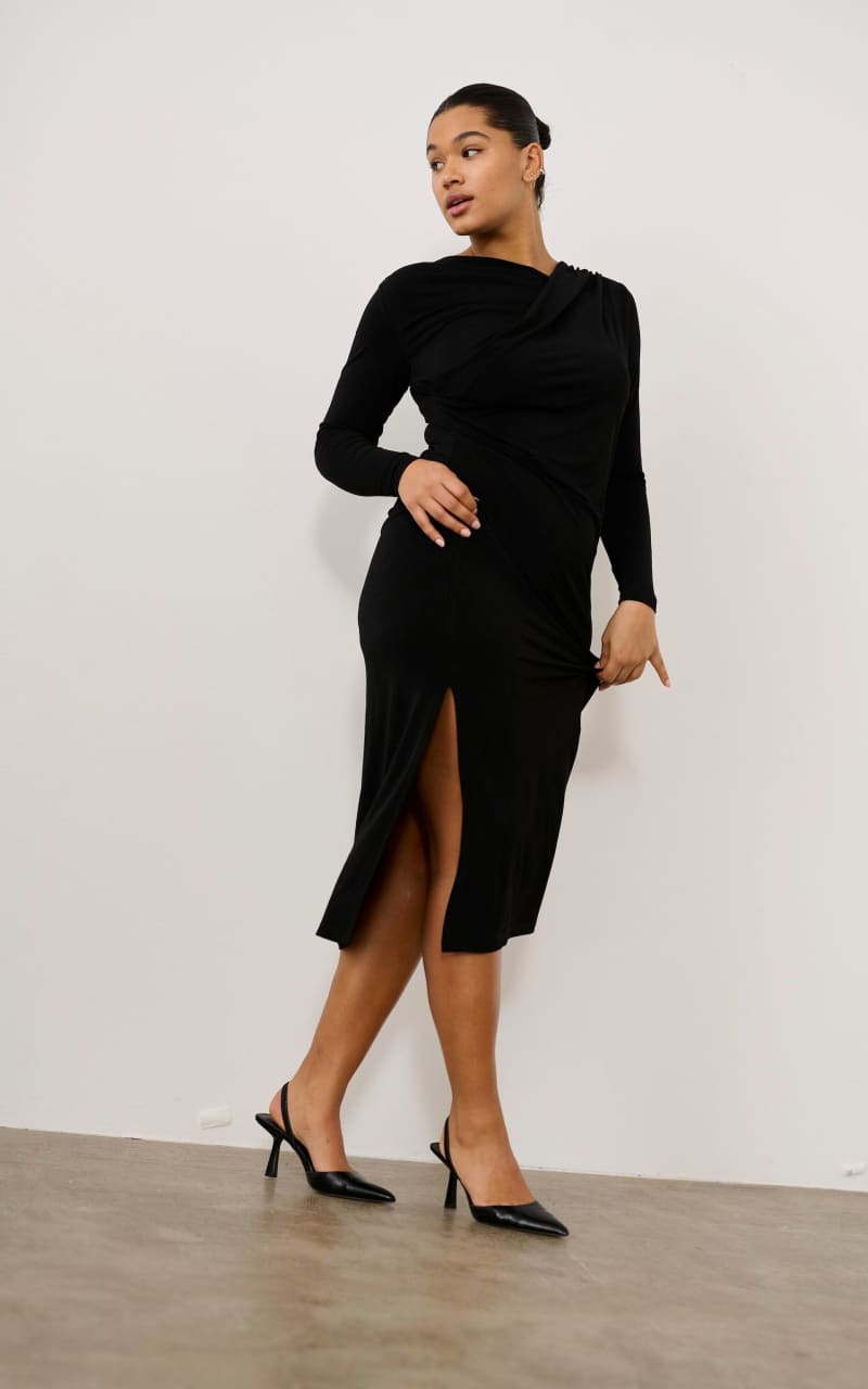 Kaffe Curve- Caidi Jersey Dress