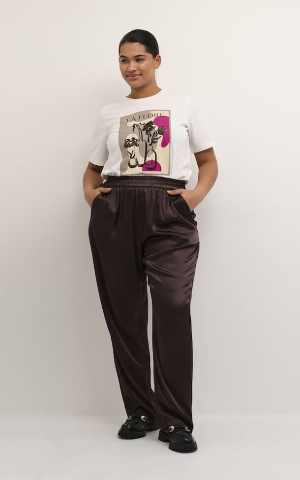 Kaffe Curve- Sita Wide Trouser - pant