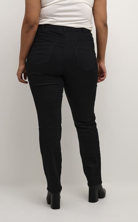 Kaffe Curve- Willa Ida Straight Jean - denim