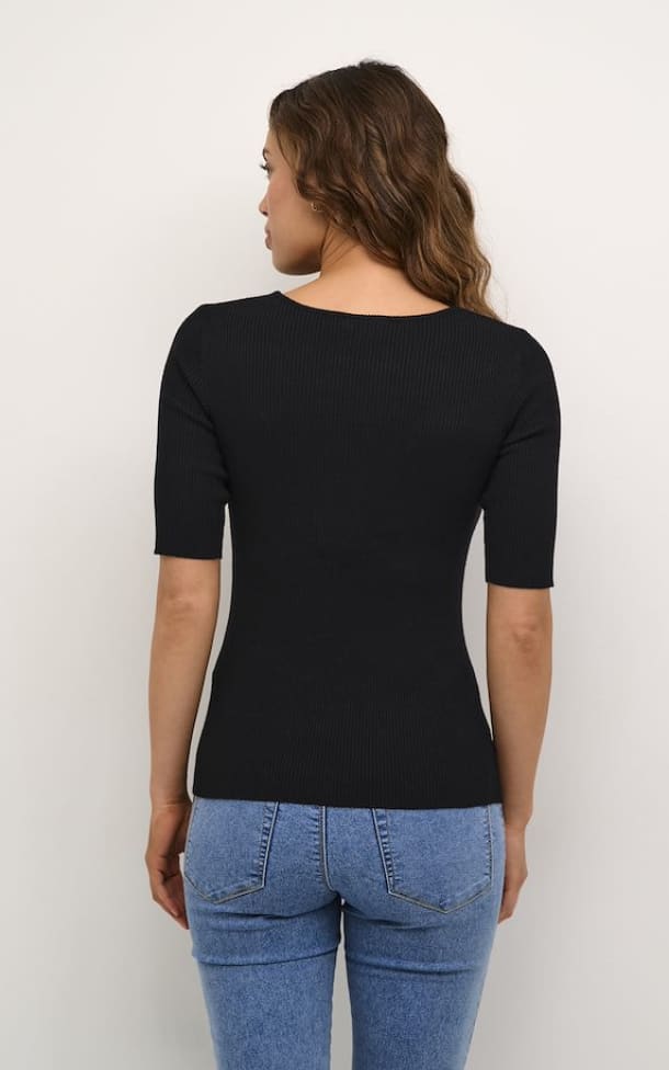 Kaffe- Amalie Cutout Top - Shirts & Tops