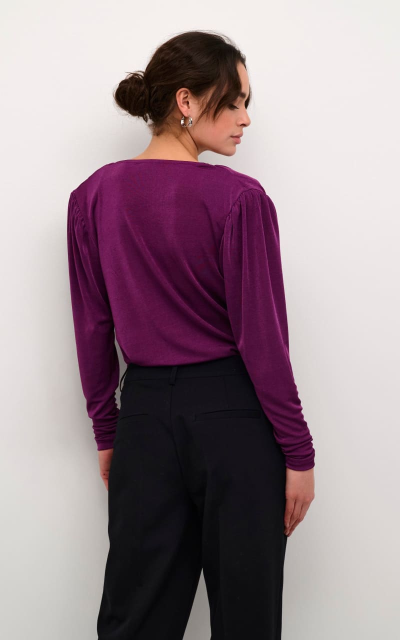 Kaffe- Gina Velour Blouse