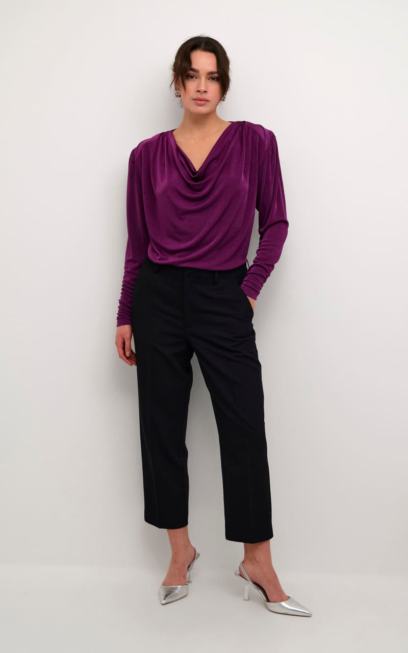 Kaffe- Gina Velour Blouse