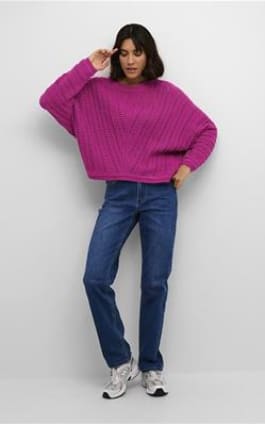 Kaffe- Jolie Knitted Pullover - sweater