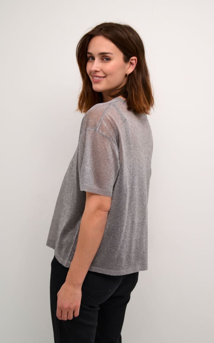 Kaffe- Julia V-neck Tee - Shirts & Tops