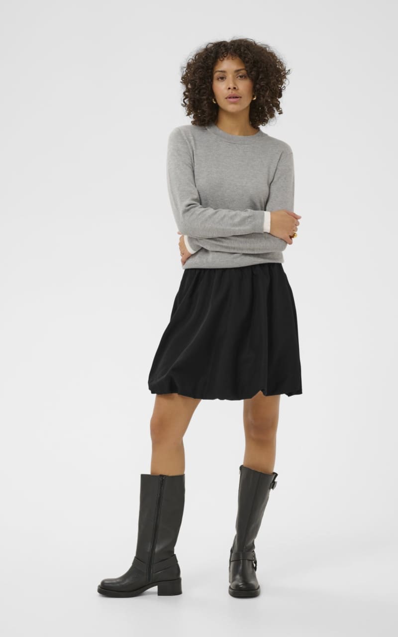 Kaffe- Kirsten Skirt in Black Deep