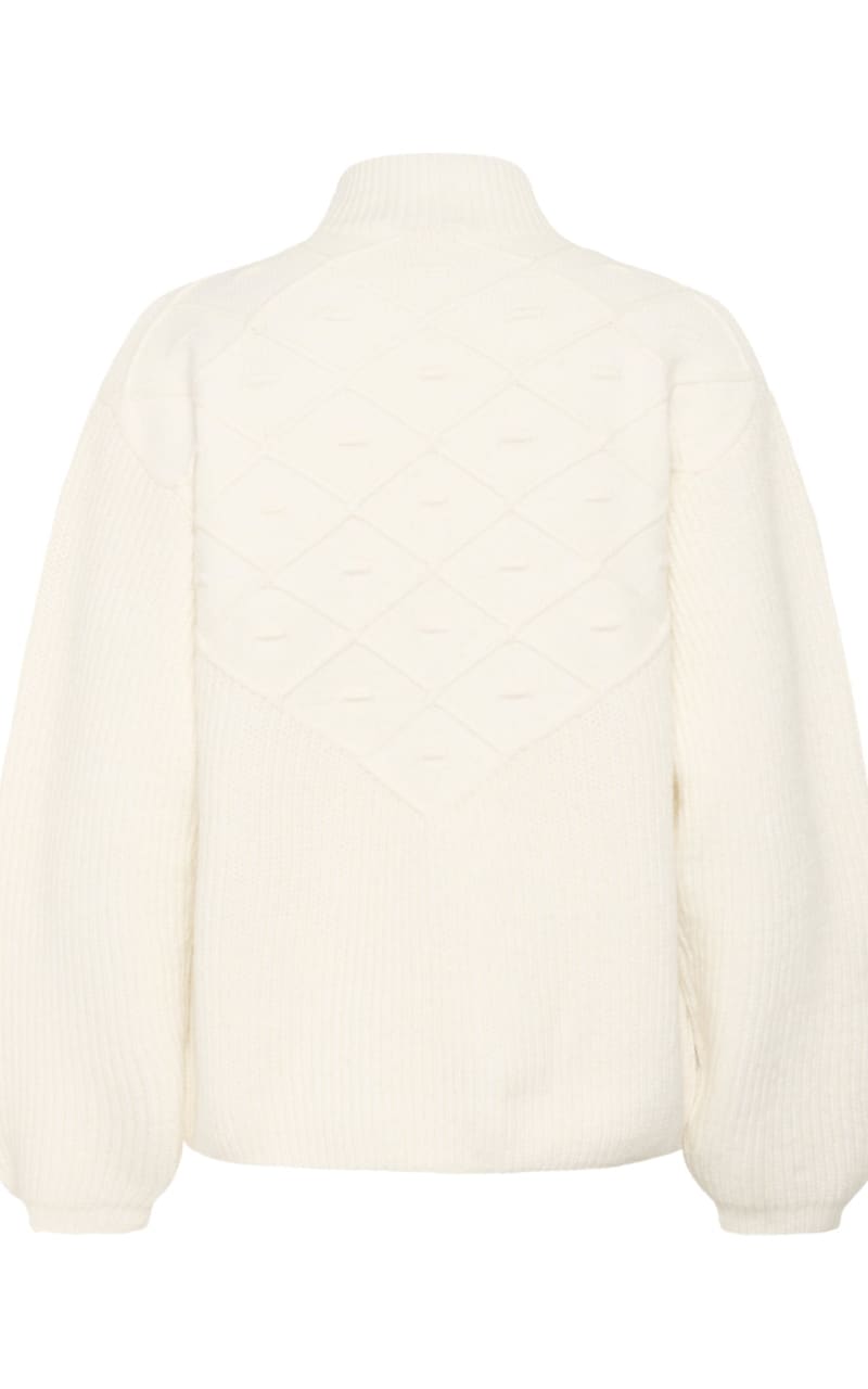Kaffe- Maddie Pullover in Chalk - SWEATER & SWEATSHIRT