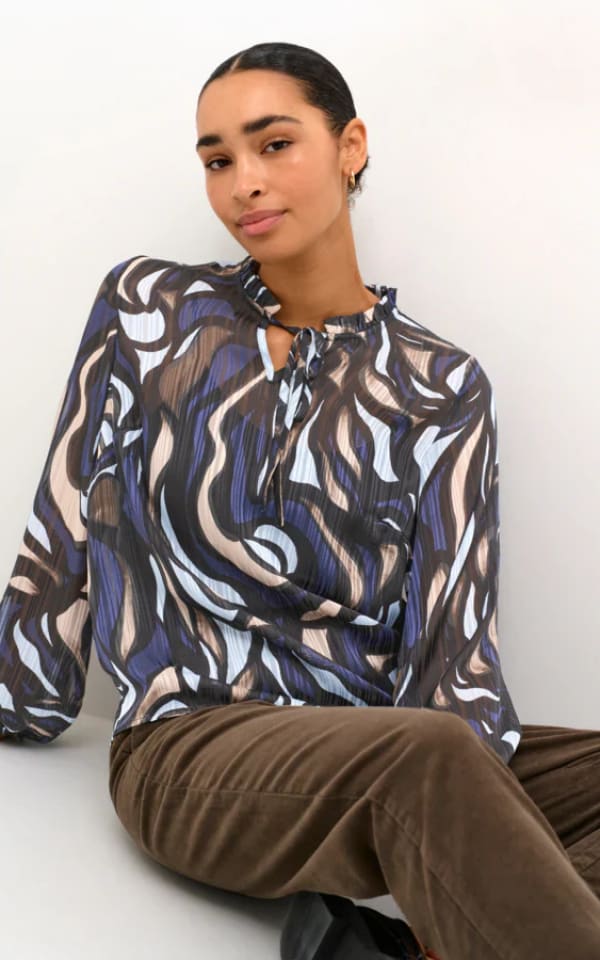 Kaffe - Margo Abstract Print Blouse