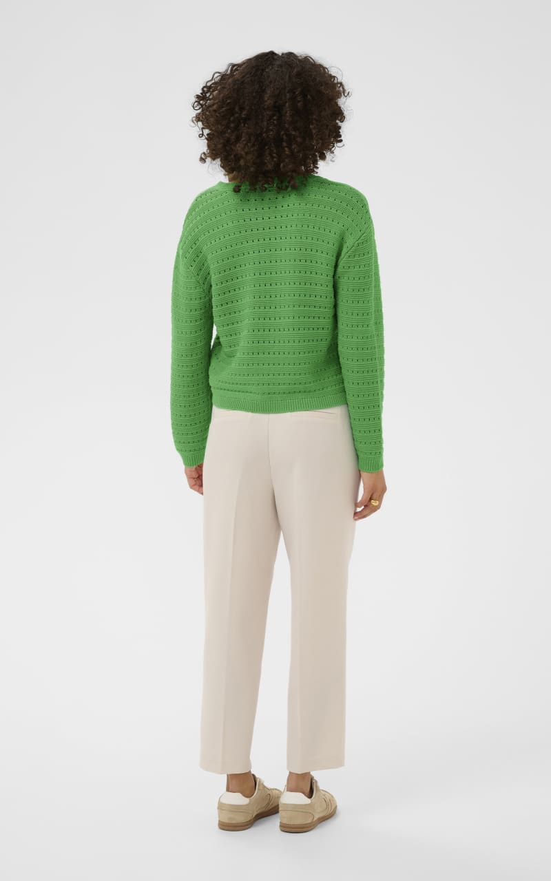 Kaffe- Metta Sweater in Bright Green - SWEATER & SWEATSHIRT