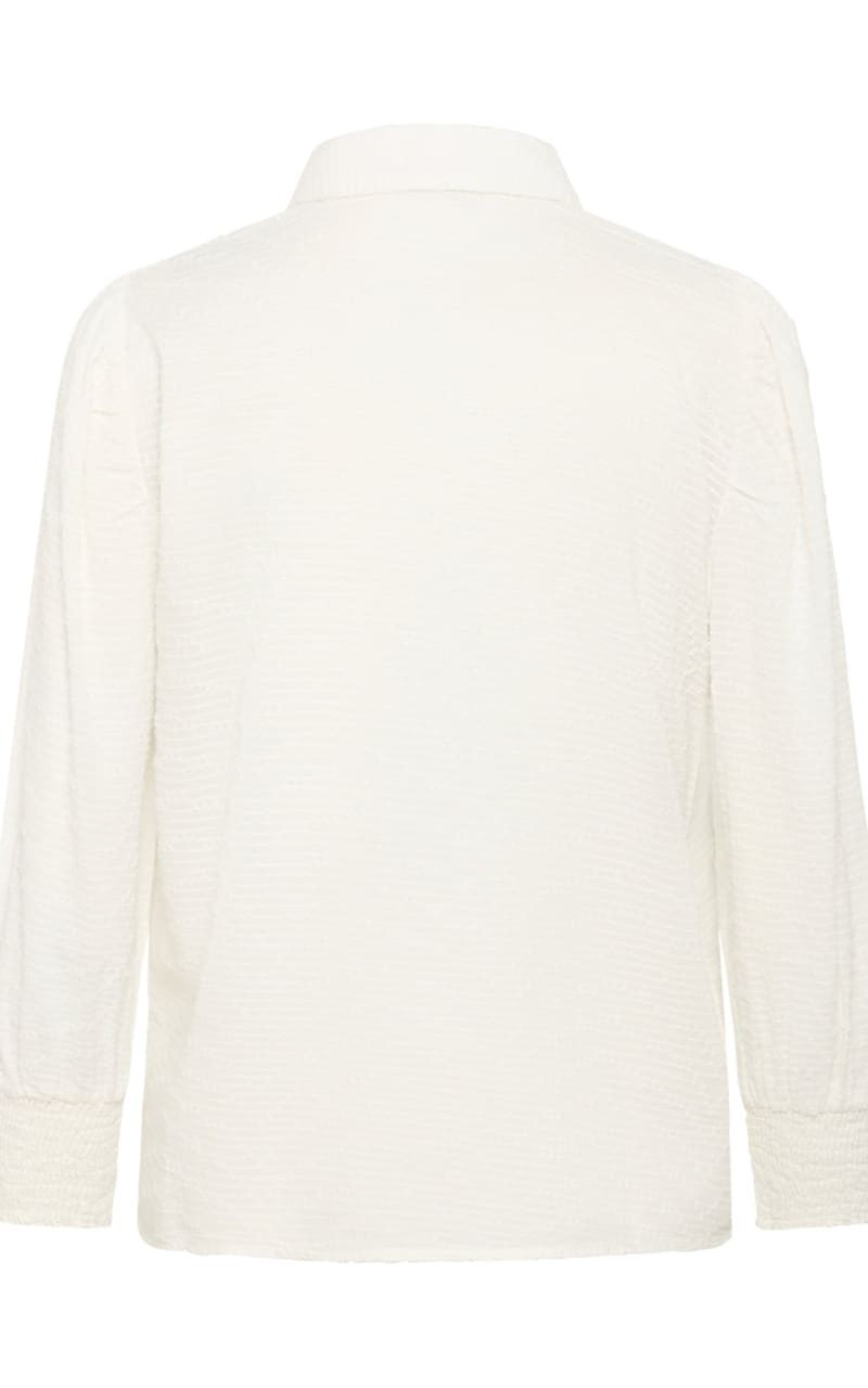 Kaffe-Penelope Buttoned Shirt in Chalk - Blouses & Tops