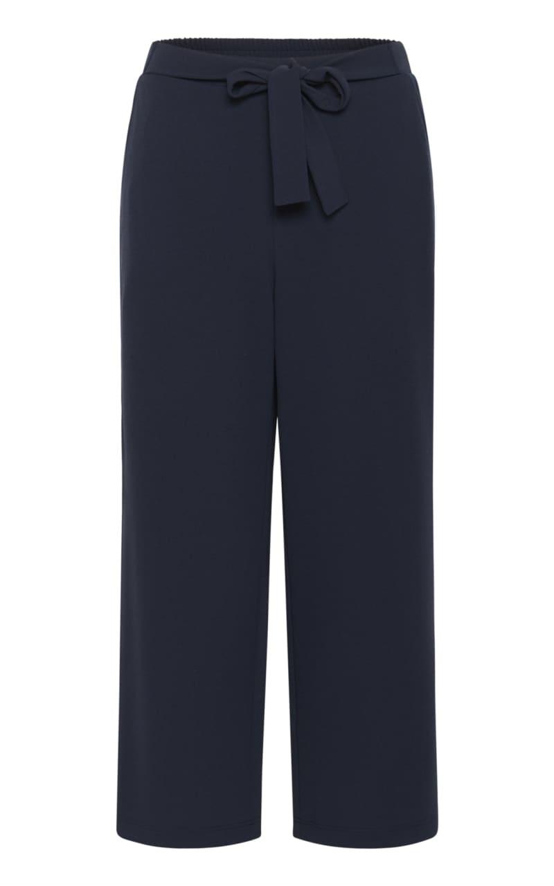 Kaffe - Phoebe Cropped Trousers in Midnight Marine - Pant