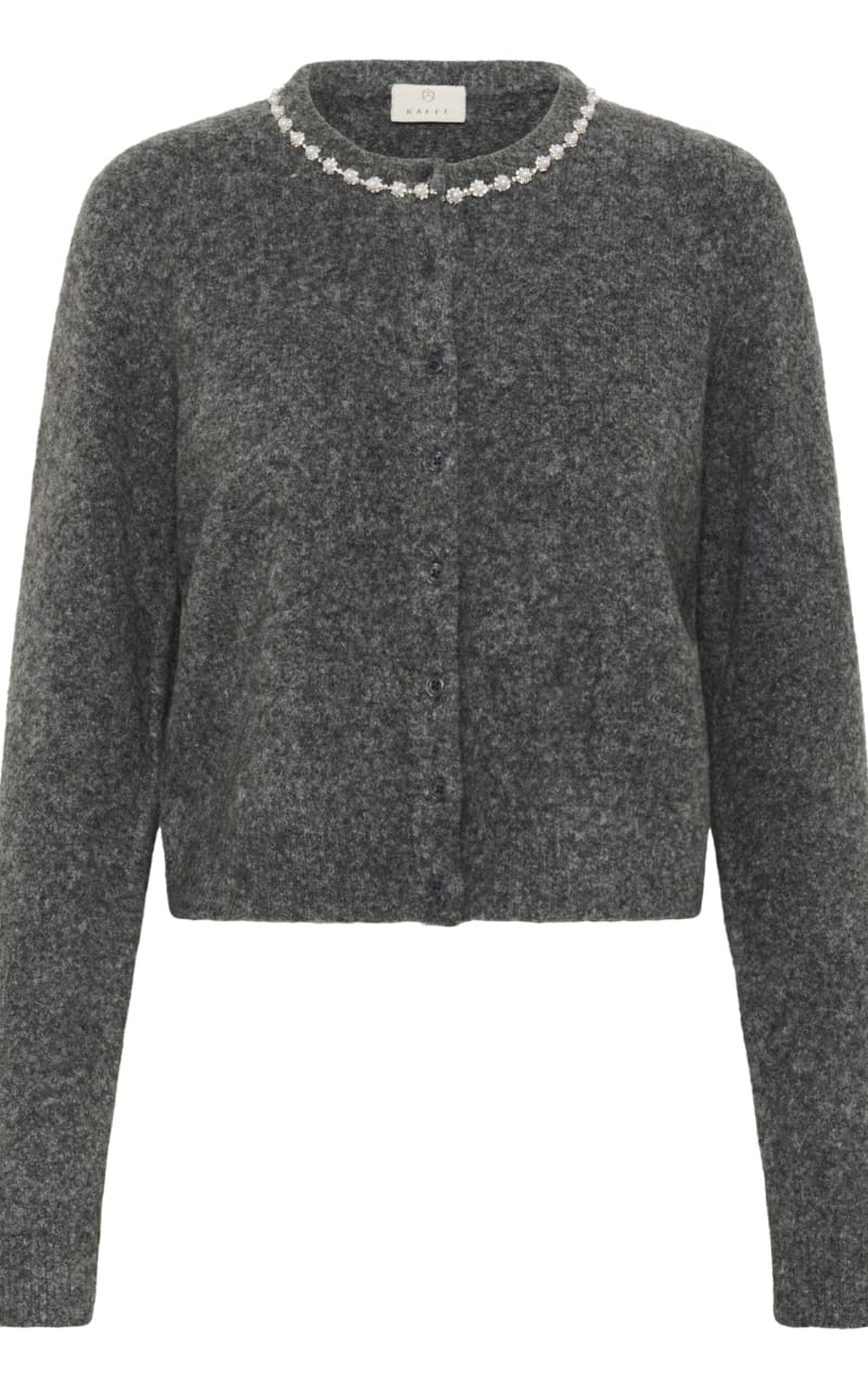 Kaffe- Roxy Cardigan in Grey Melange - SWEATER & SWEATSHIRT
