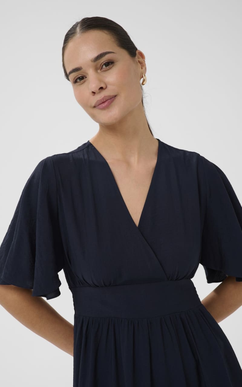 Kaffe- Sirena Dress in Midnight Marine - DRESS