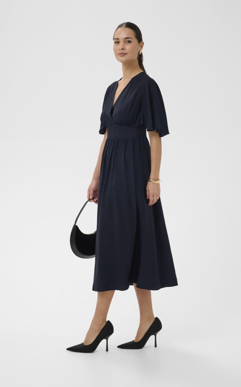 Kaffe- Sirena Dress in Midnight Marine - DRESS